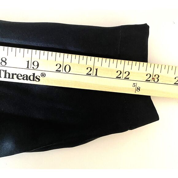 Diane Von Furstenberg Burnout Black Sheer Baroque Fairy Goth Silk Blouse Sz S - Picture 10 of 11